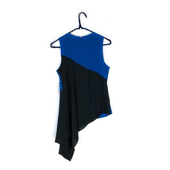 Nicole Miller Side Drape Sleeveless Blouse Top NWT - Picture 5 of 5